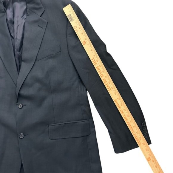 Ralph Lauren 44 Tall Navy Wool CashmereBlazer Sport Coat 2 Button - Picture 3 of 15
